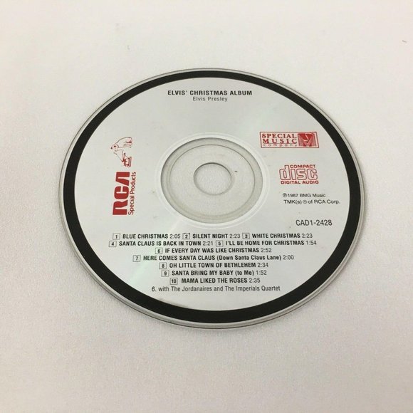 Elvis Presley Elvis' Christmas CD Seasonal Album Music 1987 RCA Special Projects - Picture 4 of 4